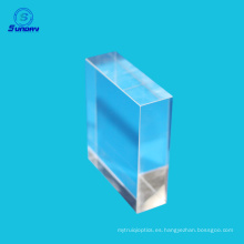Materia vidrio de zafiro óptico fundido sílice todo tipo de prisma